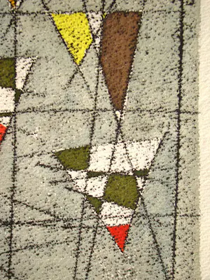 Jean Leppien - Trois cales suspendus - 1955 - Houtsnede met handkleuring - Handgesigneerd kopen? Bied vanaf 250!