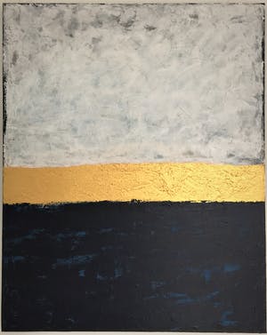 John Foppen - Symphony in Blue + Wh. +Gold........# K 04. XL . GROOT. kopen? Bied vanaf 179!