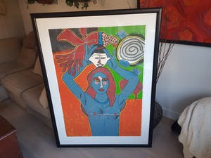 Corneille - zeefdruk 72/120, gesigneerd en '88 kopen? Bied vanaf 475!