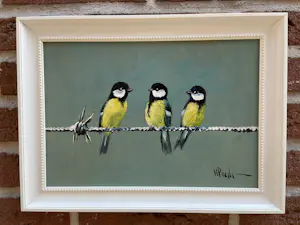 Henk Poeder - Koolmezen op prikkeldraad kopen? Bied vanaf 79!