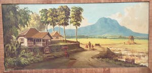 Niet of onleesbaar gesigneerd - C2993-3, Indonesisch landschap kopen? Bied vanaf 10!