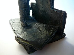 Jaap Hartman - De metselaar -brons, eind 20e eeuw- kopen? Bied vanaf 75!