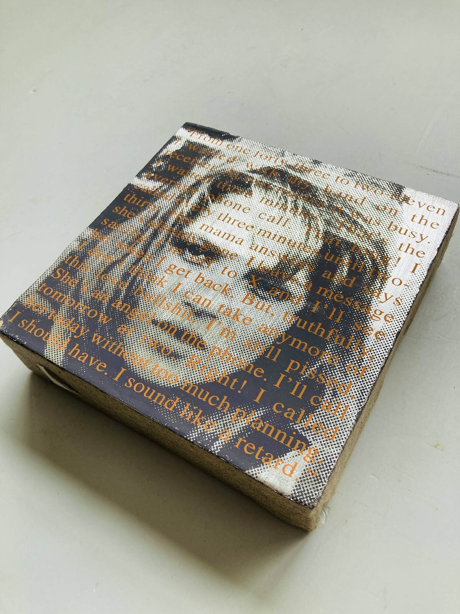 Roel Achterberg - I sound like a retard (zeefdruk op canvas) kopen? Bied vanaf 95!