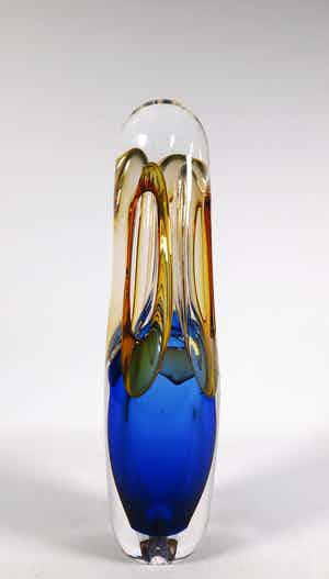 Adam Jablonski - Glas, Tweekleurig sculptuur verkocht voor € 80!