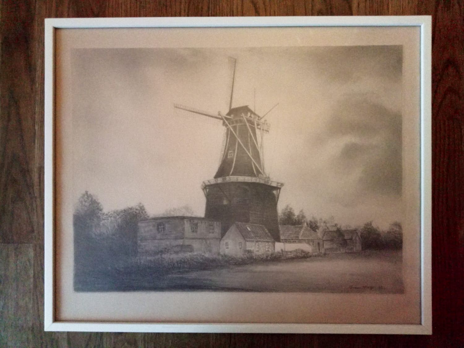 Frans F. Hage - Potloodtekening uit 1988 kopen? Bied vanaf 75!