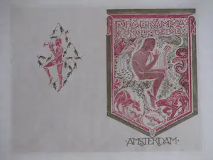 Richard Roland Holst - Programma Concertgebouw Amsterdam - Litho kopen? Bied vanaf 45!