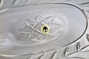 Walther glas - Schaal en servethouder - Kristalglas en Kristallen Vaas - Floraal decor kopen? Bied vanaf 10!