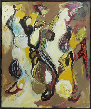 Bert Braam - Acryl op doek, Kununussa 4 - Ingelijst (Groot) kopen? Bied vanaf 100!