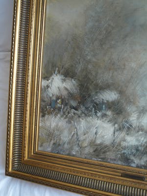 Theodorus van Oorschot - Ingelijst, olieverf op doek , Brabants landschap met paard - ca. 1940-1950 kopen? Bied vanaf 100!