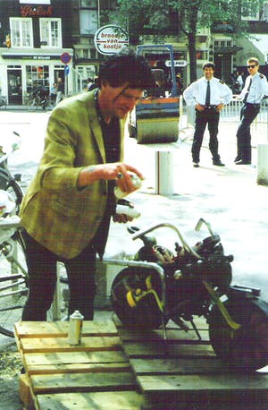 Herman Brood - gespoten motor. kopen? Bied vanaf 1500!