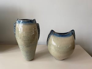 Niet of onleesbaar gesigneerd - Stel Studio Keramische sier vazen kopen? Bied vanaf 1!