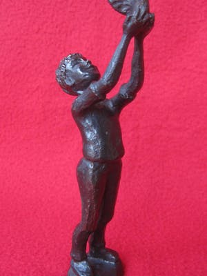 Janneke Ros - Jongen met de duif kopen? Bied vanaf 20!