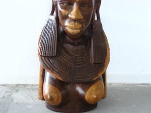 Niet of onleesbaar gesigneerd - Buste Massai-vrouw. kopen? Bied vanaf 10!