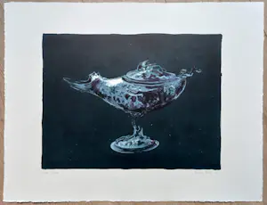 Brieke Drost - Aladdin olielamp, litho kopen? Bied vanaf 50!