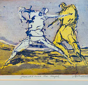 Ad van Bokhoven - Gevecht met de engel kopen? Bied vanaf 30!