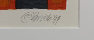 Clemens Briels - Zeefdruk, The winning dress at Valeries party - Ingelijst kopen? Bied vanaf 70!