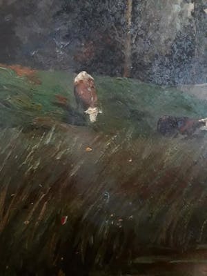 Charles Paul Gruppe - Koeien in landschap. kopen? Bied vanaf 99!