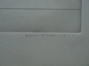 Simon Koene - Ets , Meisje aan tafel - 1977 kopen? Bied vanaf 1!