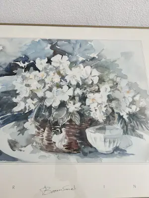 Coraline Backer - Bloem in een pot schilderij kopen? Bied vanaf 10!