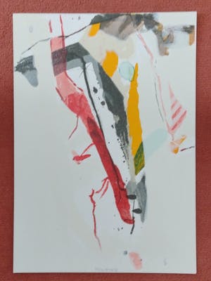 Hans Meyer Petersen - Prachtig abstract werk (Cobra) kopen? Bied vanaf 40!