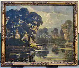 AcheterJan Maes - Landschap met waterpartij.? Enchérissez de 250!