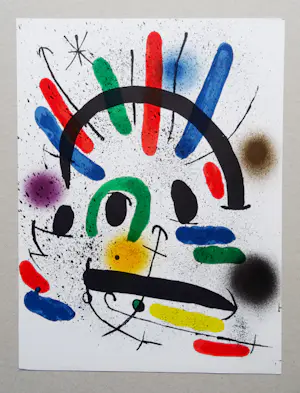 Joan Miro - Litografo (Band I) 1972 - Litografia Original II -Mourlot 858 kopen? Bied vanaf 69!