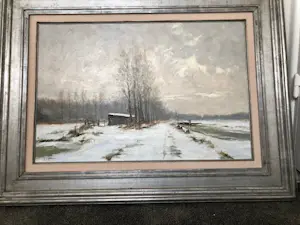 Frits Goosen - Winter in Scheendijk kopen? Bied vanaf 1000!