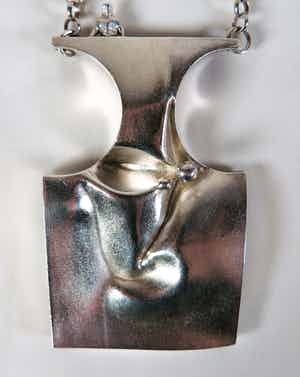 Björn Weckström - Lapponia - Zilveren (925) collier met hanger verkocht voor € 250!