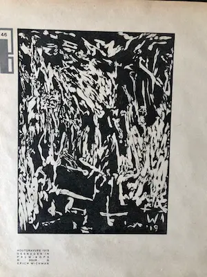 Erich Wichmann - Houtsnede uit Wendingen ( 2 stuks ) kopen? Bied vanaf 50!