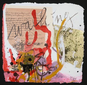 Miriam Slaats - Map met drie zeefdrukken, Alle kennis komt voort uit onze zintuigen kopen? Bied vanaf 40!