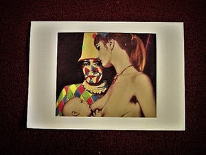 Aat Veldhoen - Bijzondere Gem.Techniek "Moeder en kind en Clown (Aat)" gesigneerd kopen? Bied vanaf 79!