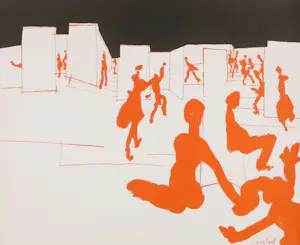 Constant - & Arthur C. Caspari, Colofon van 9 litho's en verhaal in 10 delen! "Labyrismen" kopen? Bied vanaf 1000!