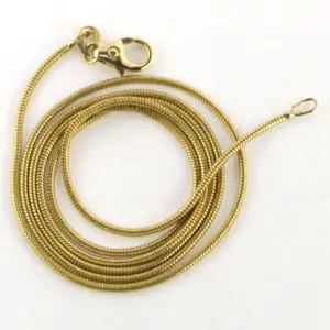 14k geelgouden slangen collier - 4.9 gram - 50 cm lang kopen? Bied vanaf 440!