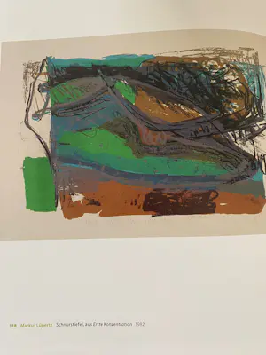 Markus Lüpertz - Schnürstiefel aus Erste Konzentration kopen? Bied vanaf 400!