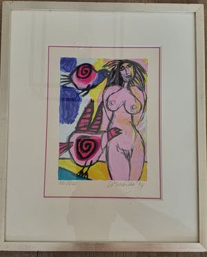 Corneille - Zonder titel - gesigneerd - 200 ex - ingelijst kopen? Bied vanaf 125!