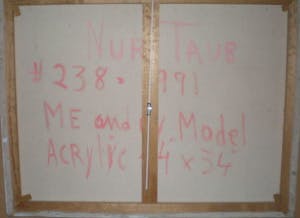 Niet of onleesbaar gesigneerd - Nuri Taub Me And my model 1991 kopen? Bied vanaf 1!