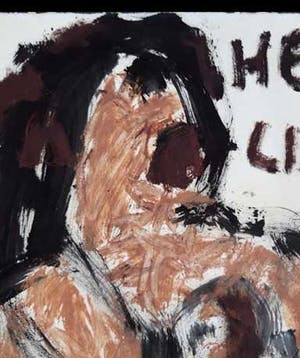 Anton Heyboer - groot schilderij, Ik heb lief, handgesigneerd kopen? Bied vanaf 200!