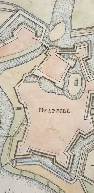Caspar Merian - Delfzijl Caspar Merian Oude Gravure 1659 kopen? Bied vanaf 20!
