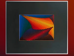 Niet of onleesbaar gesigneerd - Flying Colours - Tweeluik - 2 werken in identieke lijsten kopen? Bied vanaf 10!