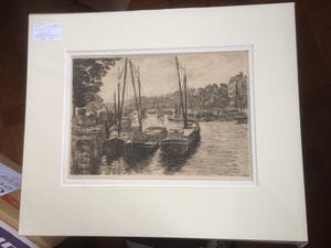 Louis Landre - Ets nr 1 Gezicht op Leuvenhaven Rotterdam kopen? Bied vanaf 95!