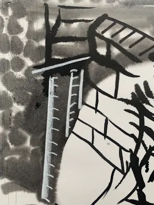 Thomas van der Linden - gemengde techniek op papier | 'The Worldly Portraits' | 1990 kopen? Bied vanaf 125!