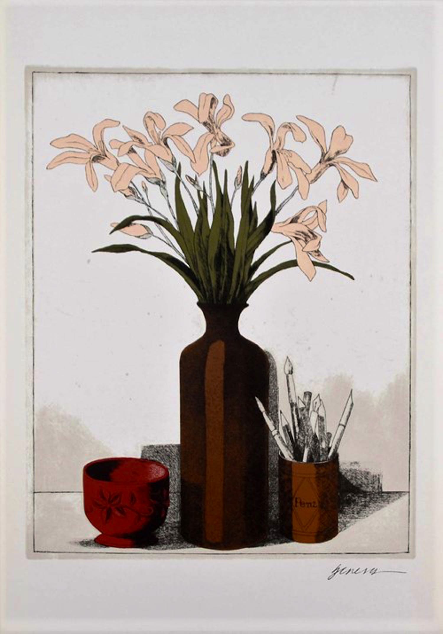 Miguel Herrera - Kleurenoffset-litho STILLEVEN uit 1980 verkocht voor € 1!