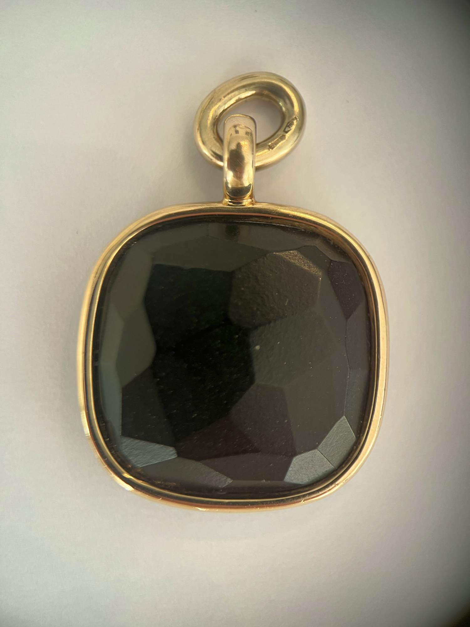 Pomellato Victoria hanger 18k geelgouden extra grote jethanger kopen? Bied vanaf 1100!