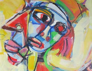 Christine Spierings - Olieverf op doek, Zonder titel (Groot) kopen? Bied vanaf 100!