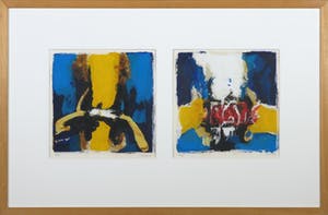 Hans Vanhorck - Zeefdrukken, Zonder titel - Ingelijst kopen? Bied vanaf 10!