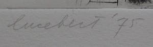 Lucebert - Ets: Compositie met drie wezens - 1975 kopen? Bied vanaf 225!