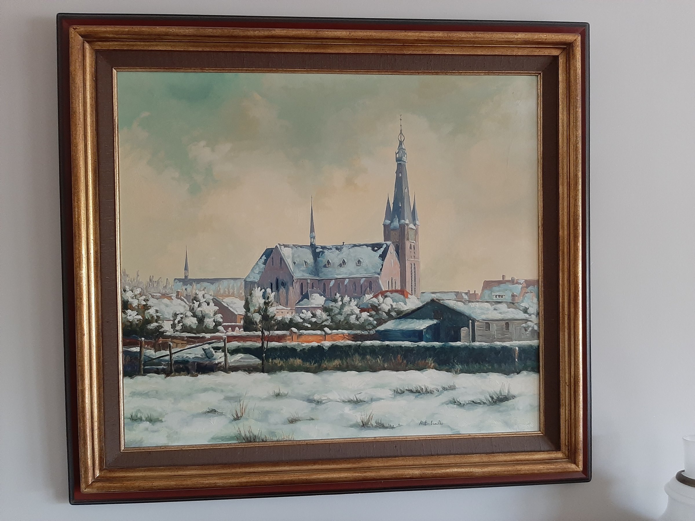 AcheterAlbert Embrechts - winters landschap? Enchérissez de 150!