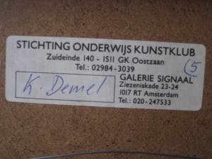 Karel Demel - Tsjechisch magisch Realist - gesigneerde Litho "de Verleiding" - oplage 130 kopen? Bied vanaf 10!