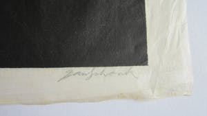 Jan Schonk - 2 houtsnedes "Kaketoe" en "twee reigers". kopen? Bied vanaf 35!