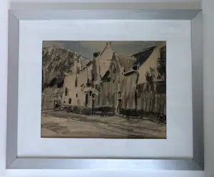 Henk Bellaard - Stadsgezicht (verso Havengezicht) kopen? Bied vanaf 100!